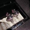 Винтажный Набор Серьги с Кисточками и Ожерелье с Сердцем и Цирконом на Воздушном Шаре Женские Ювелирные Изделия во Французском Ретро Стиле