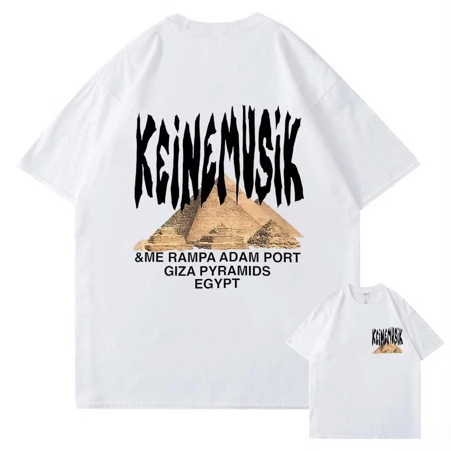 Летняя футболка Keinemusik X Pacha для мужчин и женщин, модная уличная одежда, хлопковая футболка с коротким рукавом, спортивная одежда в стиле хип-хоп, свободные повседневные топы