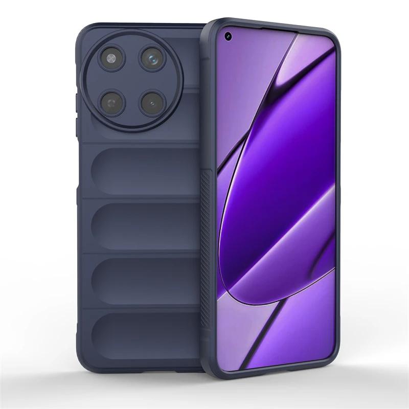 Чехол для OPPO Realme 11 4G задняя крышка чехол для телефона жидкий силикон противоударный защитный чехол Funda Coque