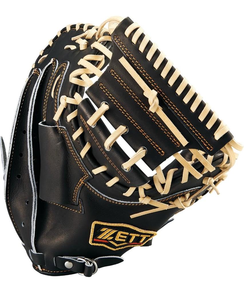 ZETT Pro Status Soft Baseball B Сделано в BRCB30252G Ловушка для кэтчера, Черный/Пастель (1932 год), Размер Горизонтальный, Япония,