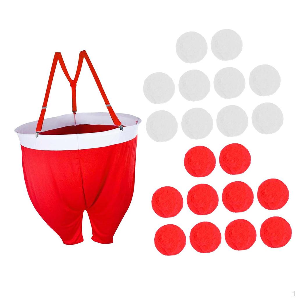 Santa Pants Holiday for Yard Stage Performance Christmas Games Toss Activity Set