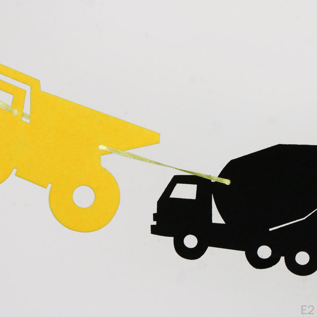 Beautiful Car Tractor Style Bunting Banner