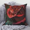 Чехол на подушку Современный диван Квадратная наволочка Домашний декор Роза Цветочный узор