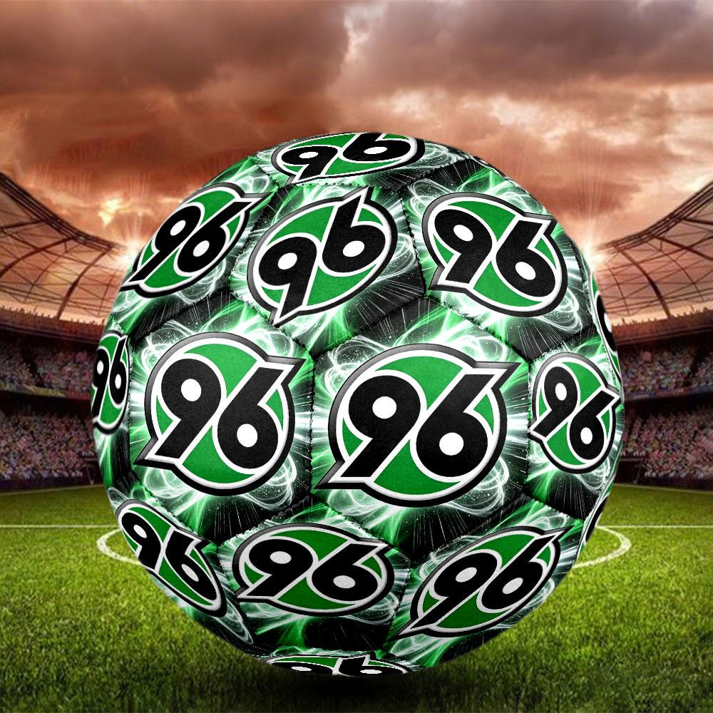 Hannover 96 Football Print Size 5 Soccer Ball, Standard Match Football for Sports Game and Team Practice, Ideal Gift for Soccer Fans