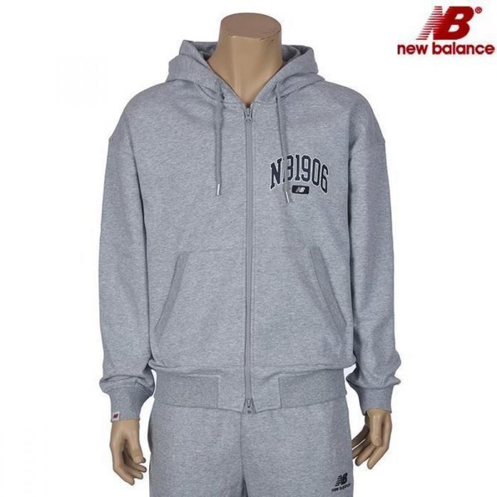 New Balance Uni Graphic Hooded Zip Up Nbmdec3123 Ac