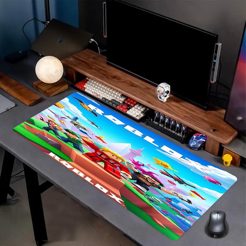 Roblox Theme Mouse Pad, Non Slip Rubber Base, Multifunctional Office & Home Decor, Perfect for Workspace Personalization.