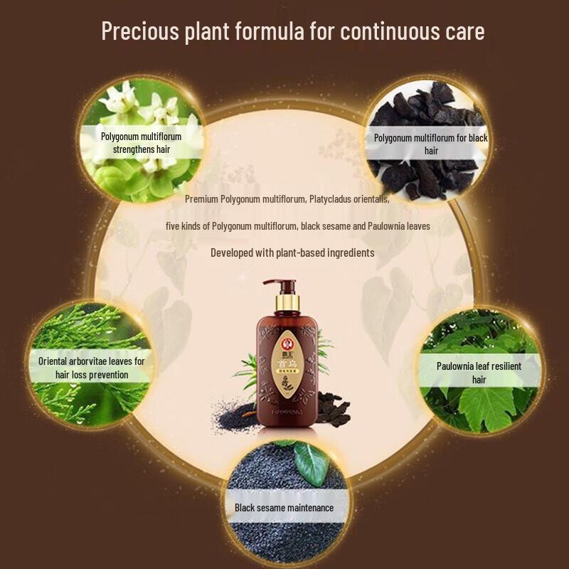 Укрепляющий шампунь с луком и Хэ Шоу У