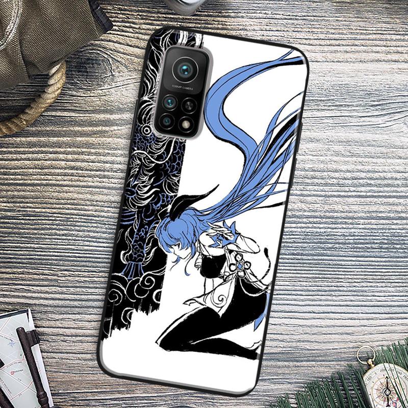 Genshin Impact Ganyu Case For Xiaomi 13 11T 12T Pro 12 Lite 12X Cover For POCO X3 X4 X5 F5 Pro F4 GT C40 M5s F3