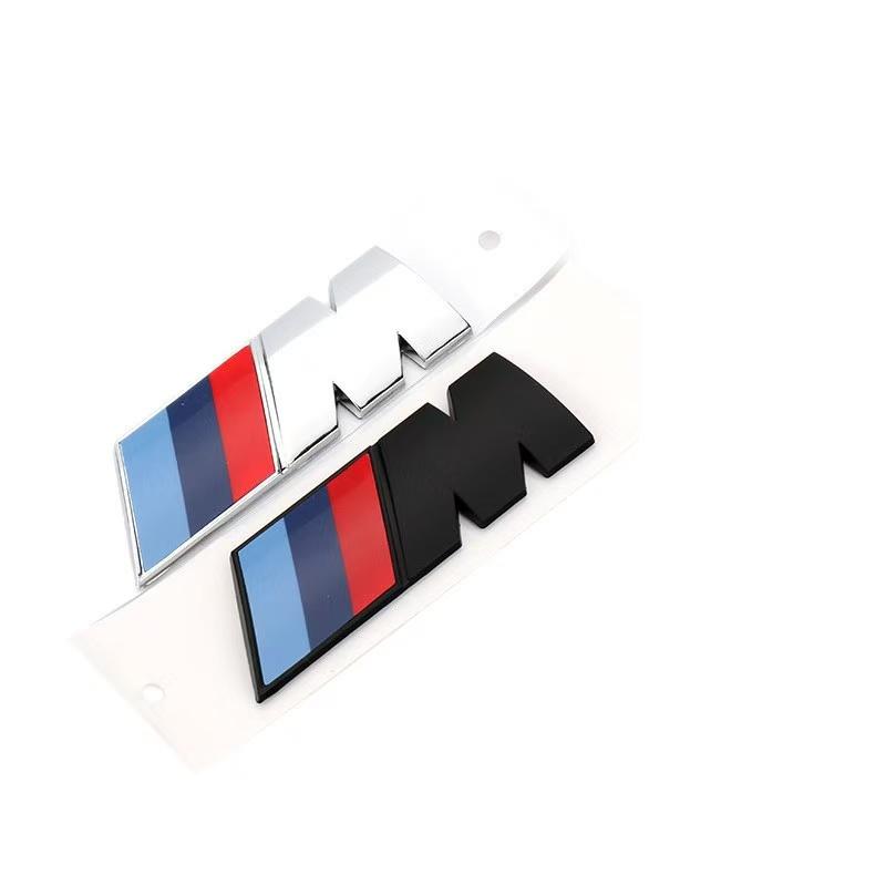 Для BMW M Значок на крыло Значок на крыло Все 1 2 3 4 5 серий Логотип M ABS наклейки, доступны разные размеры.