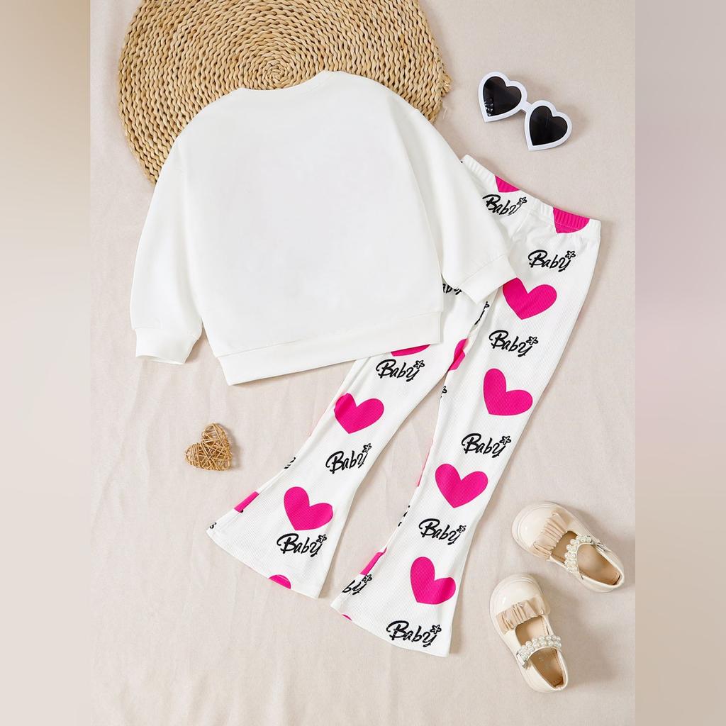 Комплект детского топа с длинным рукавом - Повседневный, стильный и универсальный детский наряд