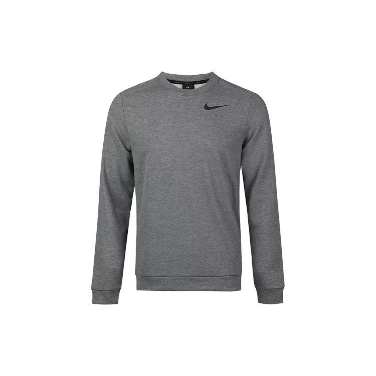Nike Sweatshirts Men's Gray Crew Neck Moderate Regular CU6796-071