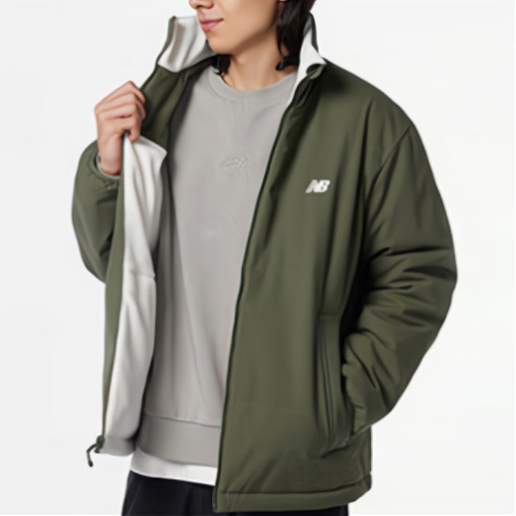 New Balance Мужская пуховая куртка зеленая AMJ33373-DON