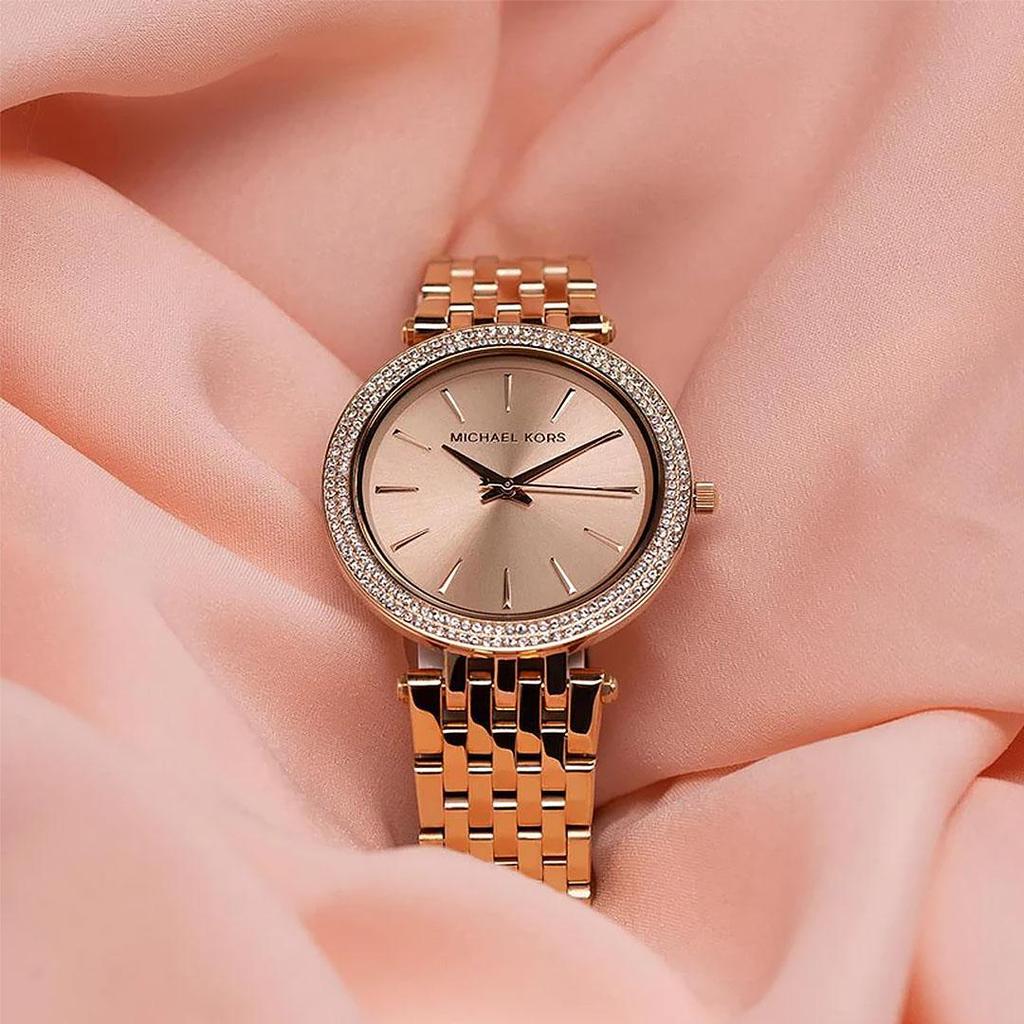 Michael Kors Женские часы Darci с тремя стрелками MK3192 цвета розового золота