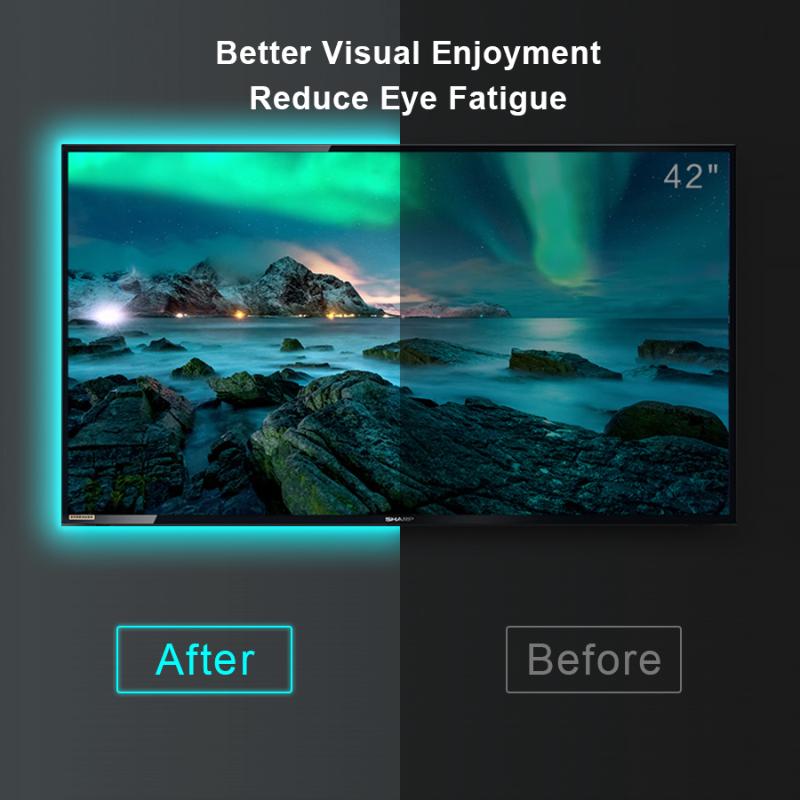 Светодиодная лента 5050 с дистанционным управлением, световая лента RGB, подходит для семейных встреч. Светодиодная лента 0,5-30 м.