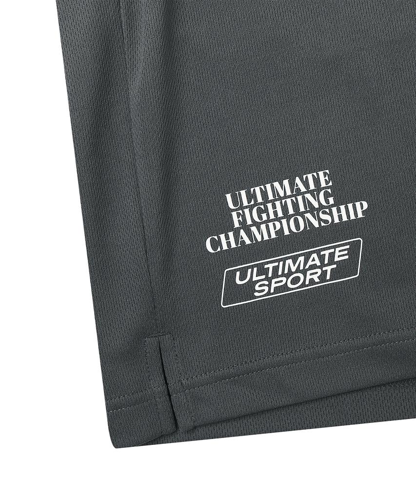 UFC SPORT Ufc Спонсорские Шорты Свободного Кроя Угольный U4Tpx2306Ch