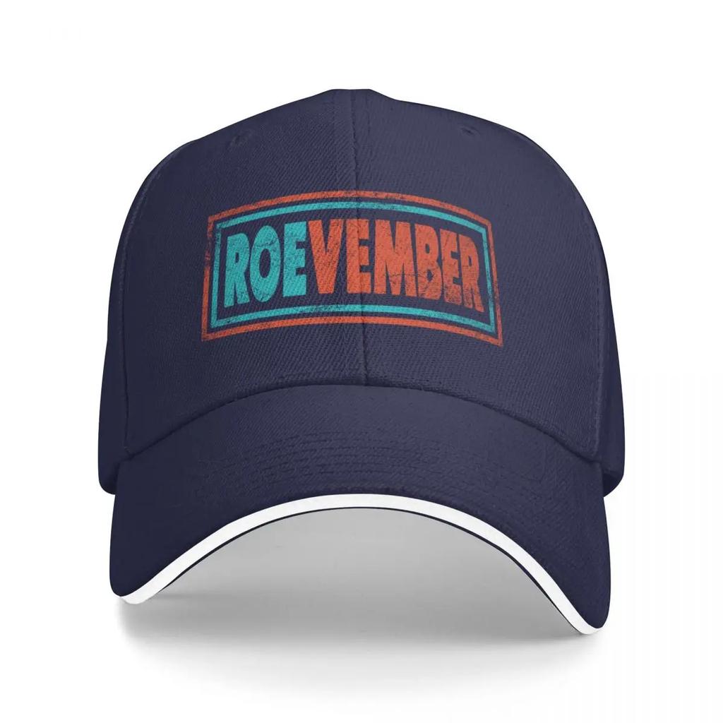 Vintage Look Roevember Baseball Cap Christmas Hat Fashion Beach hats for men Big Size Womens s For The Sun Mens