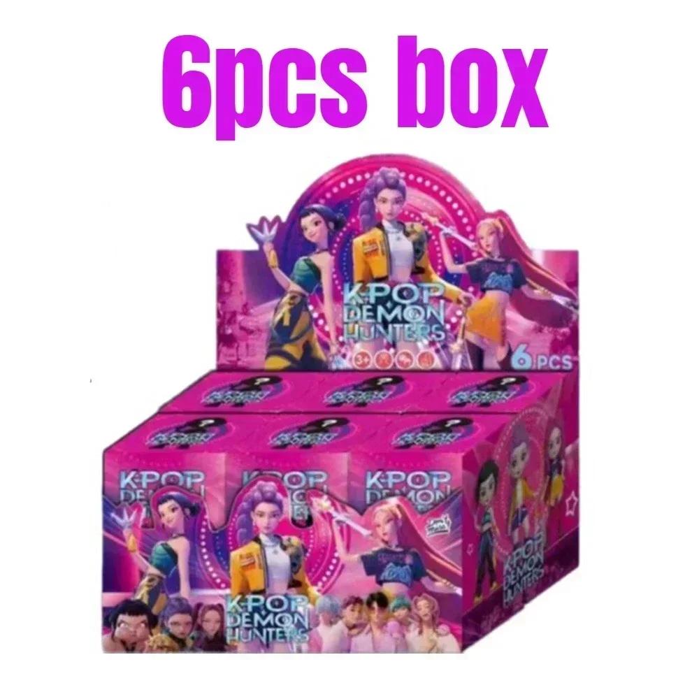 TOPOTY  НОВЫЙ Аниме KPop Охотник на демонов Кукла Виниловая игрушка Руми Мира Зои Персонаж Виниловая маска Игрушка-орнамент из слепой коробки Рождественский подарок