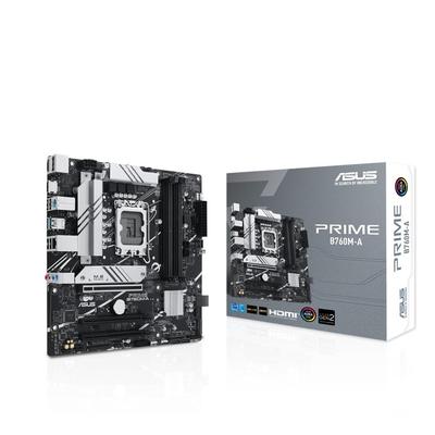 ASUS PRIME Intel поколения ЦП совместимый LGA1700 B760 оборудован DDR5 mATX авторизованный дистрибьютор продукт B760M-A 14th/13th/12th материнская плата/домашний
