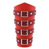 Punk Rock Gothic Leather Wax Rope Riding Belt Buckle Wrist Bracelet Strap Hand Guard Arm Guard Fashionable Knitted Bracelets