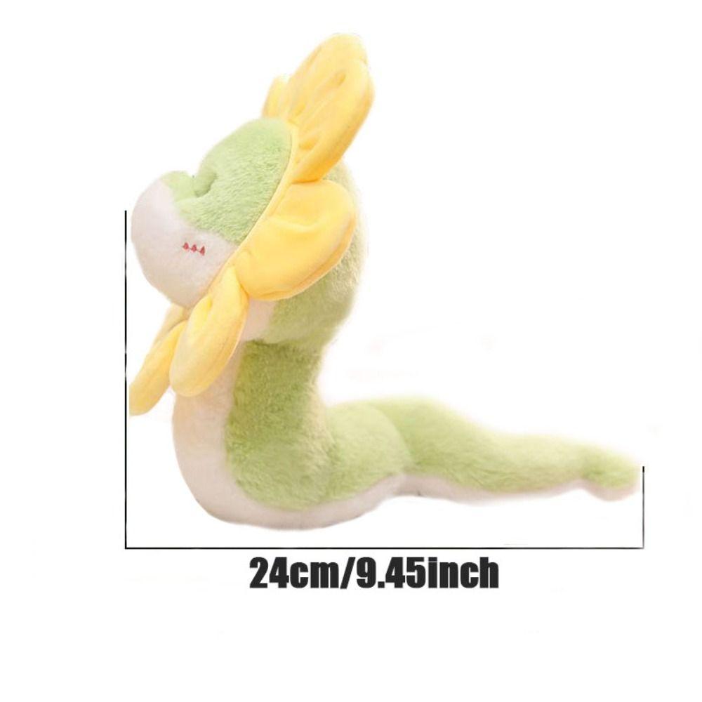 Lion Dance Snake Stuffed Toy 24CM Snake New Year Mascot Good Wishes Snake Plush Dolls  Girls Toys