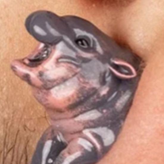 1 пара сережек-гвоздиков в виде бегемота, реалистичные 3D-фигурки животных, серьги-крючки, индивидуальные висячие серьги в преувеличенном стиле, украшения для ушей