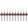 Power Tools PCB Drill Bits Supplies 10pcs Circuit Board Carbide Twisted