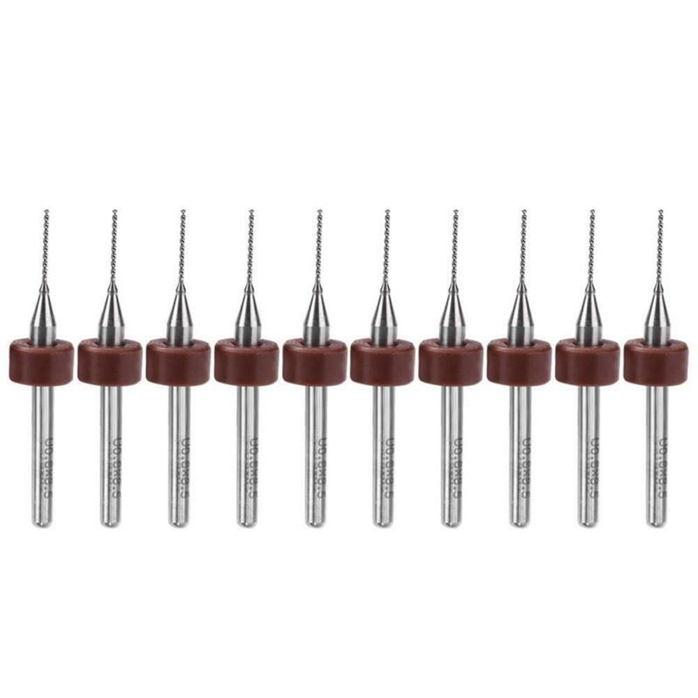 Power Tools PCB Drill Bits Supplies 10pcs Circuit Board Carbide Twisted