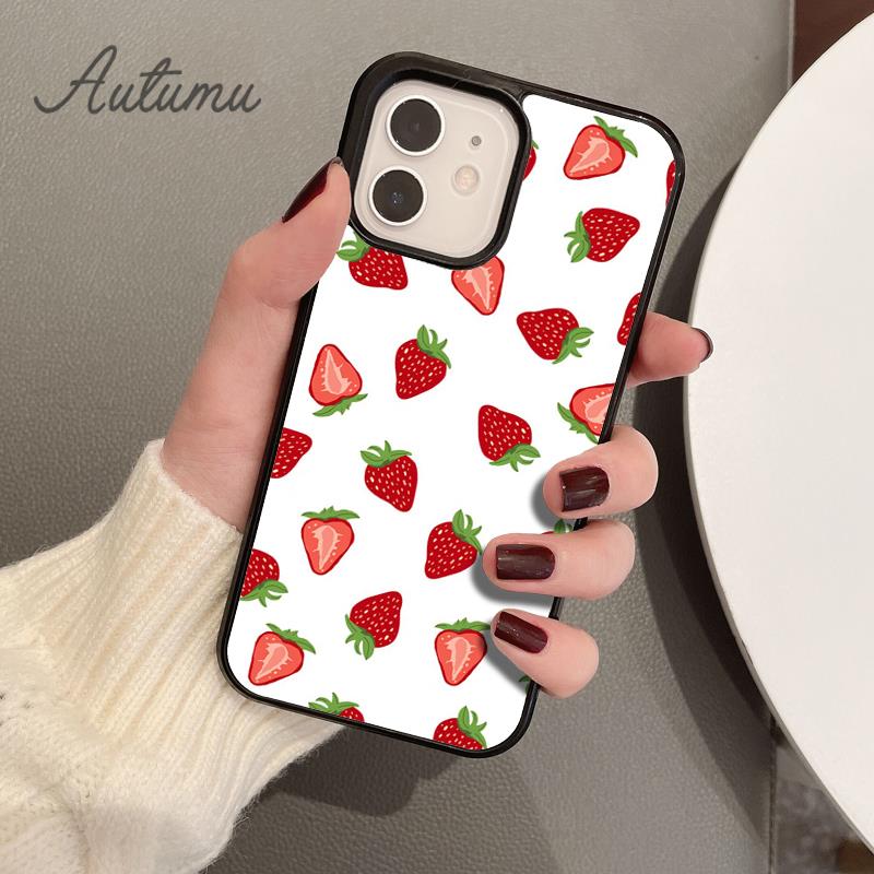 Чехол для телефона «Земляничные поля навсегда» для iPhone 11 12 13 14 Pro Max mini XR XS SE 2020 6S 7 8 Plus Samsung Galaxy S21 S22