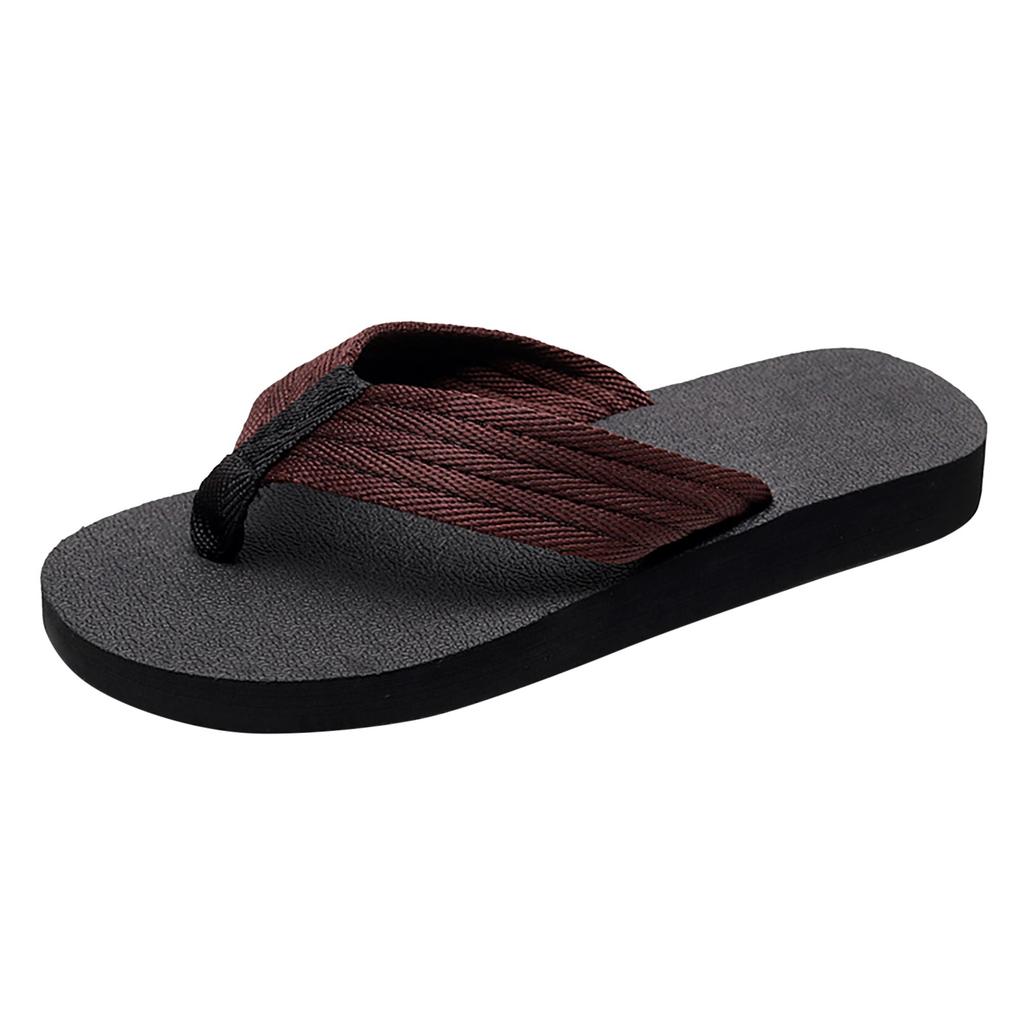 Men's Flat Flip Flops Non-slip Fashion Casual Breathable Outdoor Beach Shoes