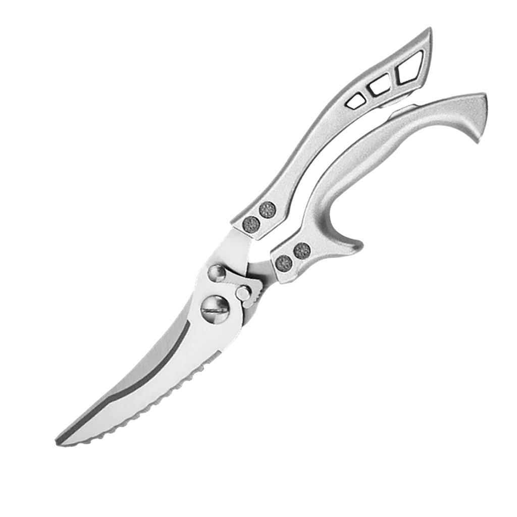 Hunting Knife Stainless Steel Boning Butcher Knife Meat Cleaver Camping Knife Kitchen Scissors Chicken Bone Shears