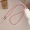 Phone Lanyard 120cm Beaded Cell Phone Chain Crossbody Strap Anti-Theft with Tether Tab