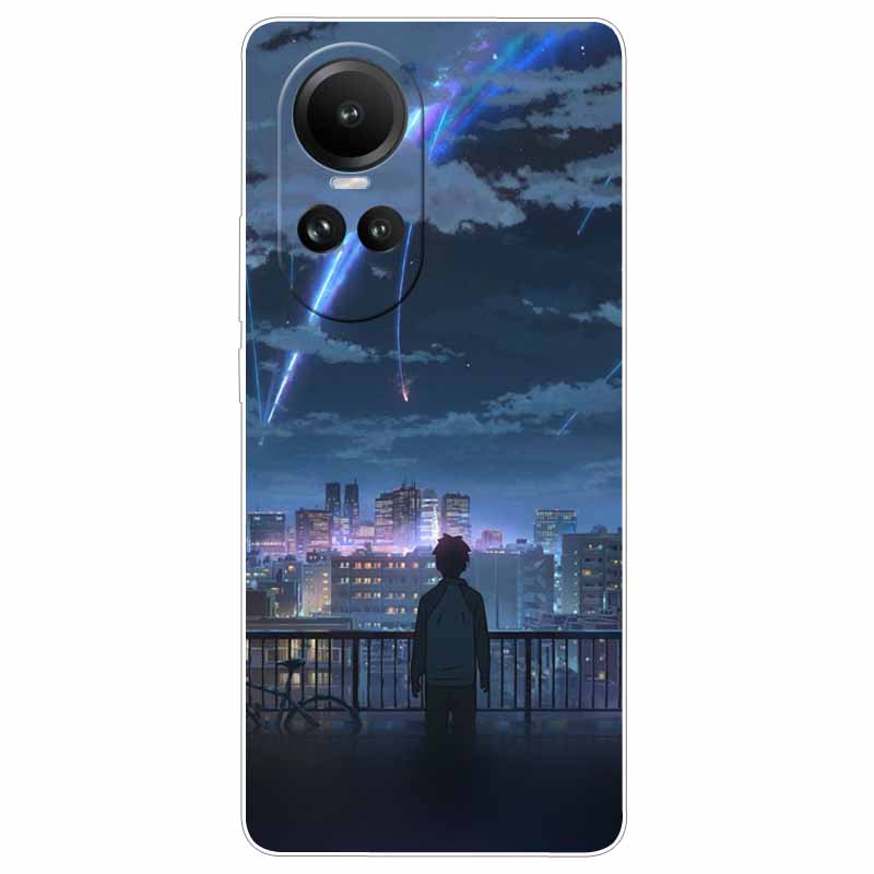 Чехол для Oppo Reno 10 5G CPH2531 Силиконовый Расписной Кот Животные ТПУ Мягкий Мраморный Coque для Oppo Reno10 Pro 5G CPH2525 Чехол для Телефона