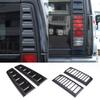 ABS Серебристый/Черный Для HUMMER H2 2003-2009 Автомобильный Задний Бампер Крышка Заднего Фонаря Накладка Рамка Защиты Заднего Фонаря Автоаксессуары