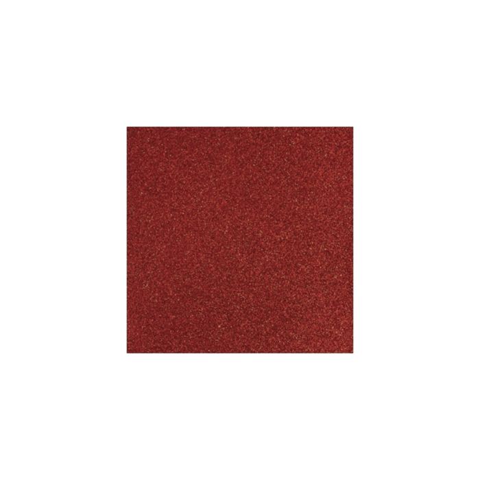 Papier scrapbooking:Poudre de paillettes, 30,5x30,5cm, 200 g/m2, rouge cardinal