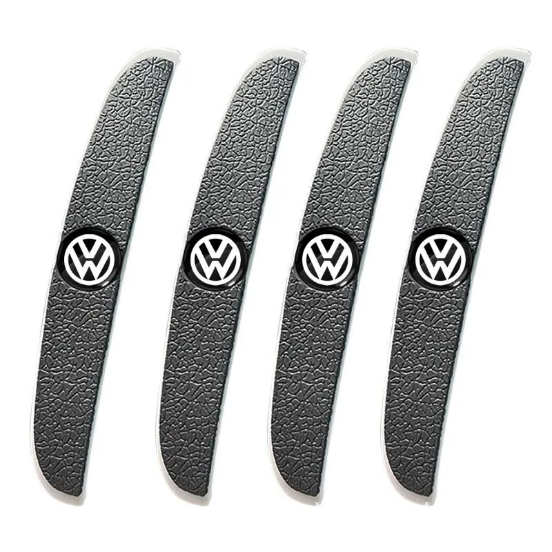 Для автомобиля Volkswagen Наклейка-эмблема на дверь против столкновений Резиновая полоса-бампер Для VW Volkswagen Jetta MK5 Golf Passat 3B7 601 171 Ca