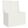 Outdoor Storage Box White 80 x 50.5 x 50 cm Steel