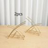 1/2pcs-Napkin Holder Metal Paper Stand Tissue Dispenser Luxury Retro Table Decoration Freestanding Home Decor