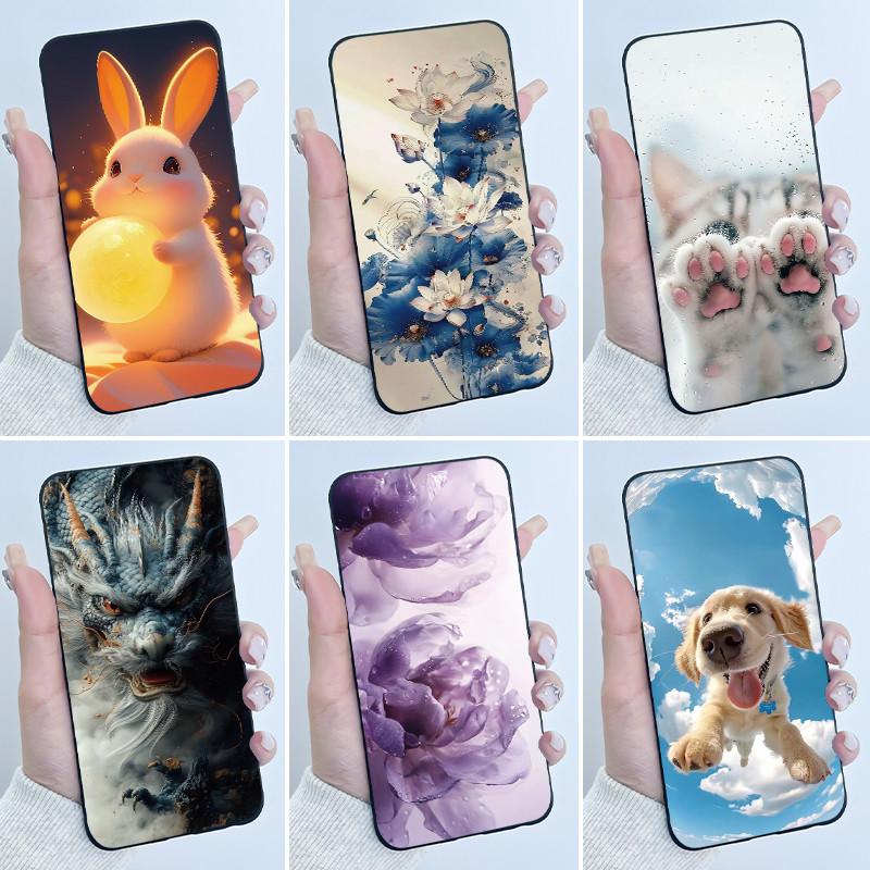 Корпус Для Nokia 106 2G 2023 106 4G 2023 Чехол Эстетичный Роскошный Милый Крутой Мальчики Девочки Мягкий Силикон Черный Матовый Чехол-Бампер для Телефона