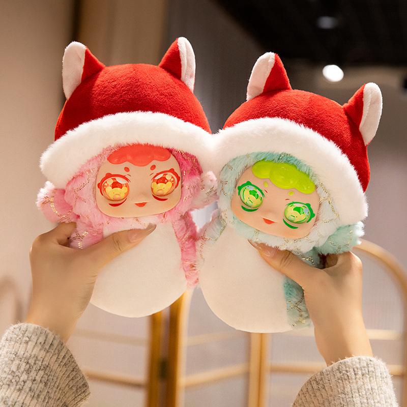 Non-Toxic Child-Safe Durable High-Quality Lion Snake Vinyl Plush Doll Cute Snake Doll Three Colors Best Gift Idea