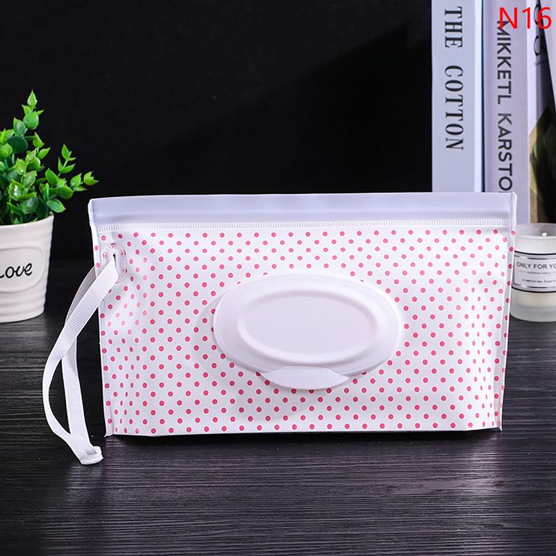 Чехол для влажных салфеток для малышей, портативный держатель для салфеток, откидная крышка, многоразовый многоразовый косметический чехол с защелкивающимся ремешком, полезная коробка для салфеток