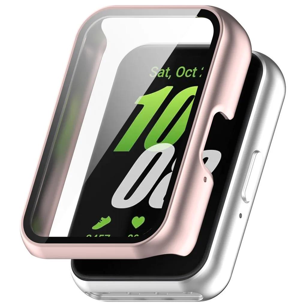 Защитный чехол для смарт-часов Samsung Galaxy Fit 3 SM-R390, чехол для ПК с закаленным стеклом, устойчивый к падениям и царапинам