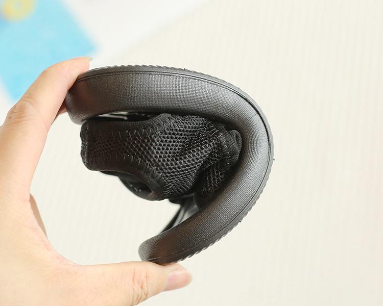 2025 Summer Kids' Non-Slip Mesh Sandals: Soft Sole, Velcro Beach Shoes for Boys & Girls