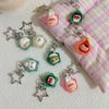 Cute Bag Pendant Accessories Lucky Star Keychain Cartoon Luminous Keychain Key Decoration