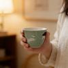 Japanese-style Creative Hand-painted Puppy Owner Tea Cup, High-end Pastel Color Warm Room Gongfu Tea Set Tea Drinking Mug