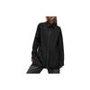 Y-3 Winter Ripstop Overshirt With Stand Collar And Zip Unisex Tops Black IL2039