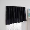 Сплошной цвет, полуобрезанная короткая занавеска, кофейная занавеска, кухонная перегородка без перфорации, затемняющая занавеска, готовая продукция