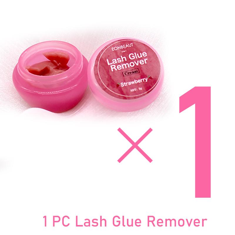 eonbeaut Pink Remover Strawberry Cream Pro Eyelash Extensions 5g Supplies Makeup Tools