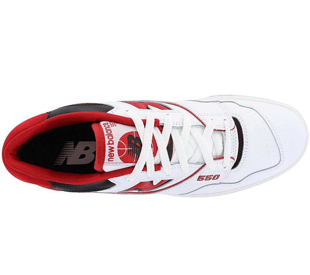 New Balance 550 - Мужские кроссовки кожаные белые BB550SE1 ORIGINAL
