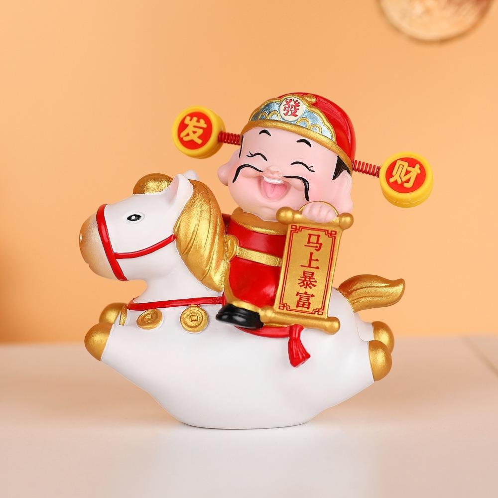 Year of The Horse 2026 Horse Year Figurines Resin Horse Statue Office Decoration