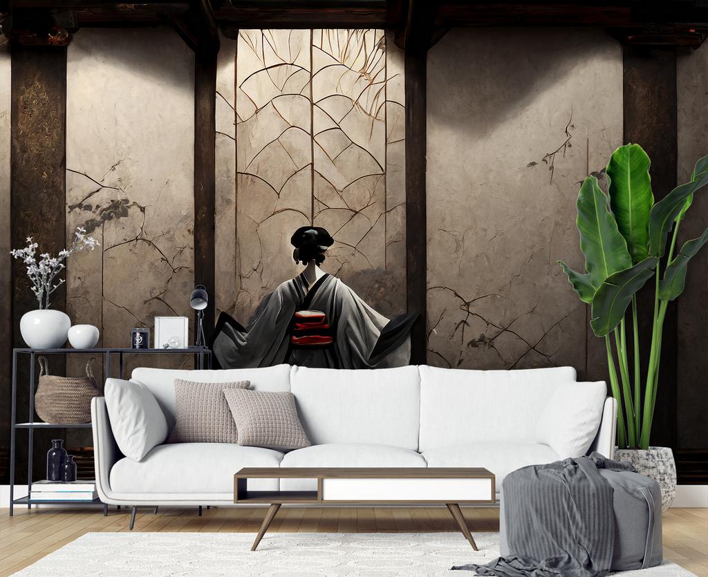 Обои Японская гейша